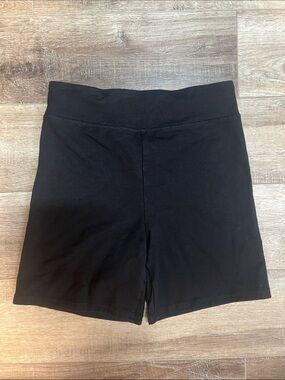 Bamboo Biker Shorts Black Sz M